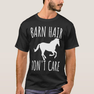 Boerderij Haar Maakt Niet Uit Rancher Paardrijden T-shirt