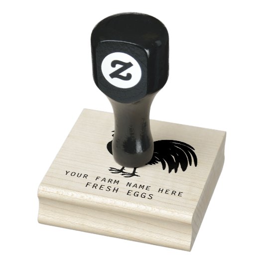 Boerderij Hen | Boerderij of kippenhok gepersonali Rubberstempel (Stempel)
