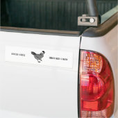 Boerderij Hen Egg Bumpersticker (Op Truck)