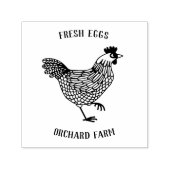 Boerderij Hen Egg Zelfinktende Stempel (Design)