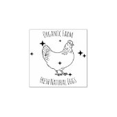 Boerderij Hen | Eieren Rubberstempel (Afrduk)