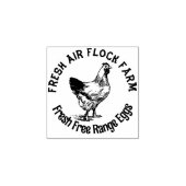 Boerderij Hen | Eieren Rubberstempel (Afrduk)