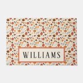 Boerderij Herfst Herfst Familie Gepersonaliseerde Deurmat (Voorkant)