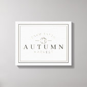 Boerderij herfst Oogst Herfst Canvas Afdruk (Voorkant)