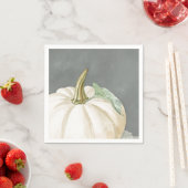 Boerderij herfst witte pompoen servet (Insitu)