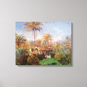 Boerderij in het kleine land in Bordighera door Cl Canvas Afdruk