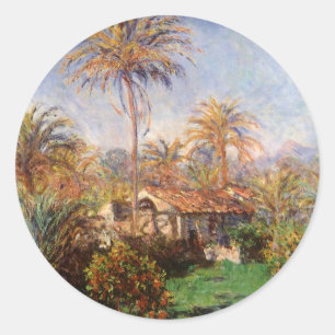 Boerderij in het kleine land in Bordighera door Cl Ronde Sticker