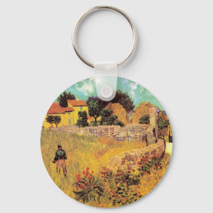 Boerderij in Provence door Vincent van Gogh Sleutelhanger