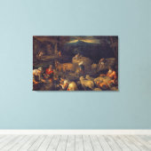 Boerderij interieur of scheren canvas afdruk (Insitu (Houten vloer))