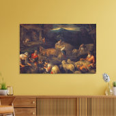 Boerderij interieur of scheren canvas afdruk (Insitu (Woonkamer))