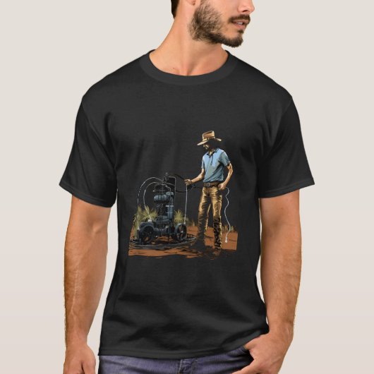 Boerderij irrigatie apparatuur Boer Boerderij wate T-shirt (Voorkant)