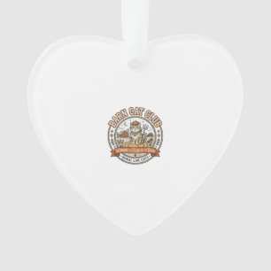 Boerderij Kat Club Kat Boer Boerderij Dier Mashup Ornament