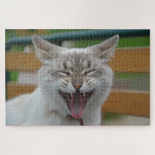 boerderij kattenpuzzel legpuzzel (Horizontaal)