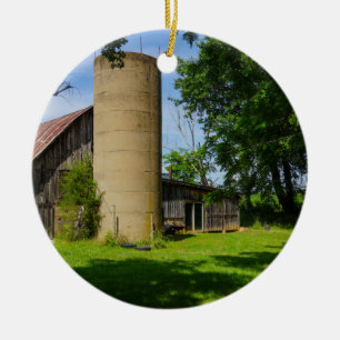 Boerderij Keramisch Ornament
