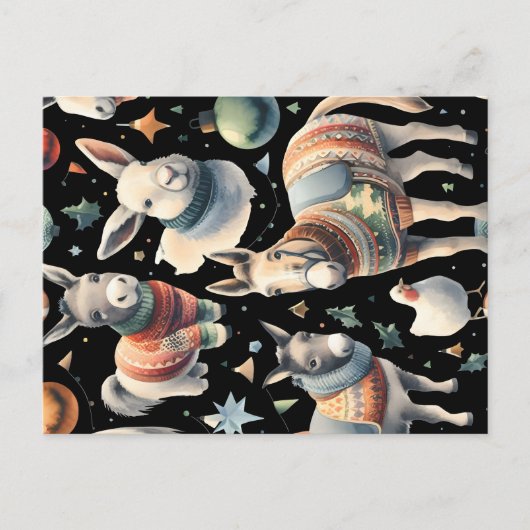 boerderij kerst feestdagenkaart (Voorkant)