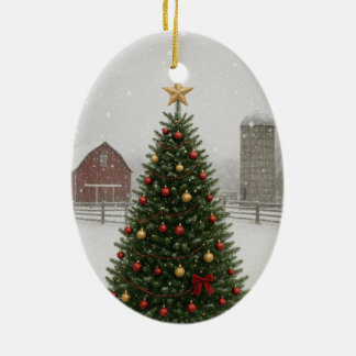 Boerderij Kerst Ornament
