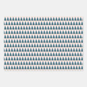 Boerderij kerstbomen inpakpapier vel (Voorkant 2)