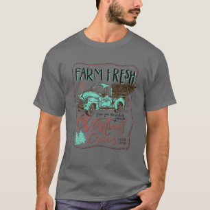 Boerderij kerstbomen Pine Red Truck T-shirt