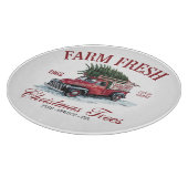 Boerderij kerstbomen, vers snijplank (Hoek)