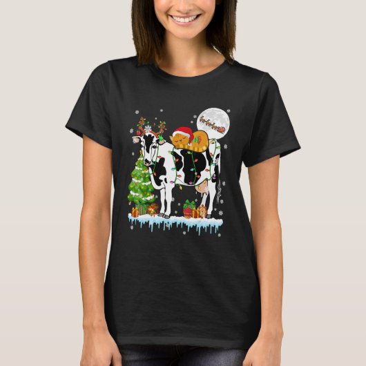 Boerderij kerstbomen voor kerstbomen met kerstbome t-shirt (Voorkant)