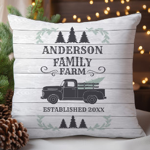 Boerderij Kerstboom Familieboerderij Persoonlijk Kussen