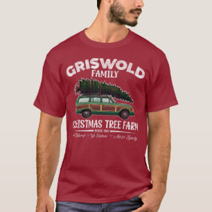Boerderij kerstboomgaard voor de Groene Familie T-shirt