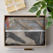 Boerderij Kersthuis Tissuepapier (Geschenk)