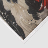 Boerderij Kersthuis Tissuepapier (Detail)