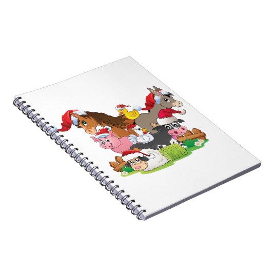 Boerderij Kerstmis Notitieboek (Rechterzijde)
