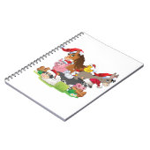 Boerderij Kerstmis Notitieboek (Linkerzijde)