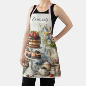 Boerderij Keuken met Cake All-Over Print Schort (Insitu)