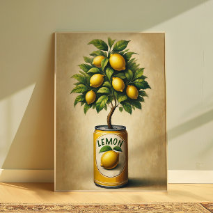 Boerderij Keuken Muur Kunst Oude Citroenboom Poster