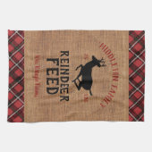 🦌 Boerderij keukenhanddoek voor rendieren (Horizontaal)