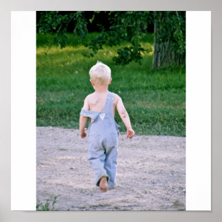 boerderij kind poster