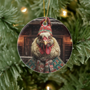 Boerderij Kip Dier, Kawaii Leuke Pet Lover Gift Keramisch Ornament