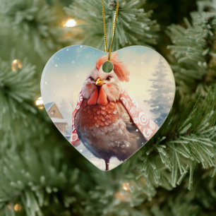 Boerderij Kip Dier, Kawaii Leuke Pet Lover Gift Keramisch Ornament