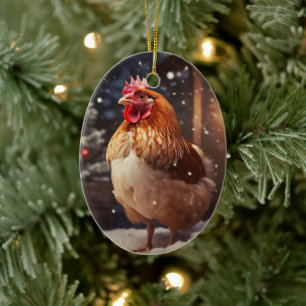 Boerderij Kip Dier, Kawaii Leuke Pet Lover Gift Keramisch Ornament