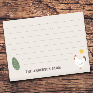 Boerderij - Kip, zon en blad Post-it® Notes