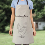 Boerderij kippen schort