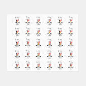 boerderij koe Happy Mail Labels (Vel)