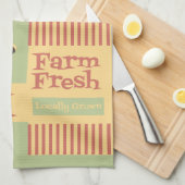 Boerderij Koe Keukenhanddoeken, vers melk Theedoek (Quarter Fold)