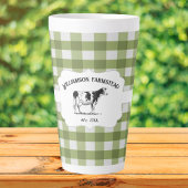 Boerderij Koe latte Mok groene buffels