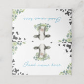 Boerderij Koe op zaterdag (Buitenkant ongevouwen)