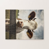 Boerderij Koe puzzel Legpuzzel (Horizontaal)