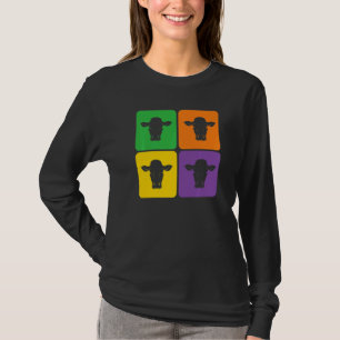 Boerderij Koe van de fokkerij van Poppen van de fo T-shirt