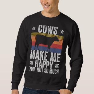 Boerderij Koeien maken me blij dat je niet zo veel Trui