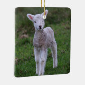 Boerderij lammeren Baby Keramisch Ornament (Rechts)