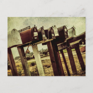  boerderij / land mailboxen briefkaart