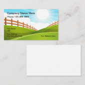 Boerderij Land Sunny Sky Visitekaartje (Voorkant / Achterkant)