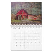 Boerderij Landelijk Rustiek Kunstkalender 2024 Kalender (Mar 2026)